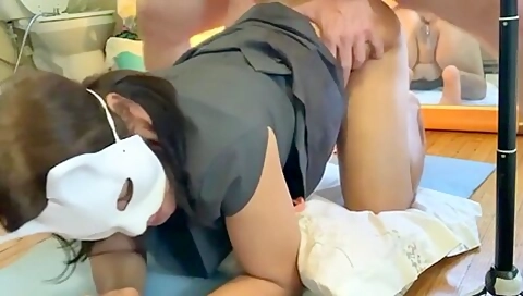 Pulled Her Dress Up Oiled Her Asshole And Came In Asshole After Gumjob